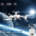 CHEERSON CX-33W-TX 1.0 MP CAMARA WIFI FPV Tricopter 2.4GHz 4CH 6-axis Gyro Drone